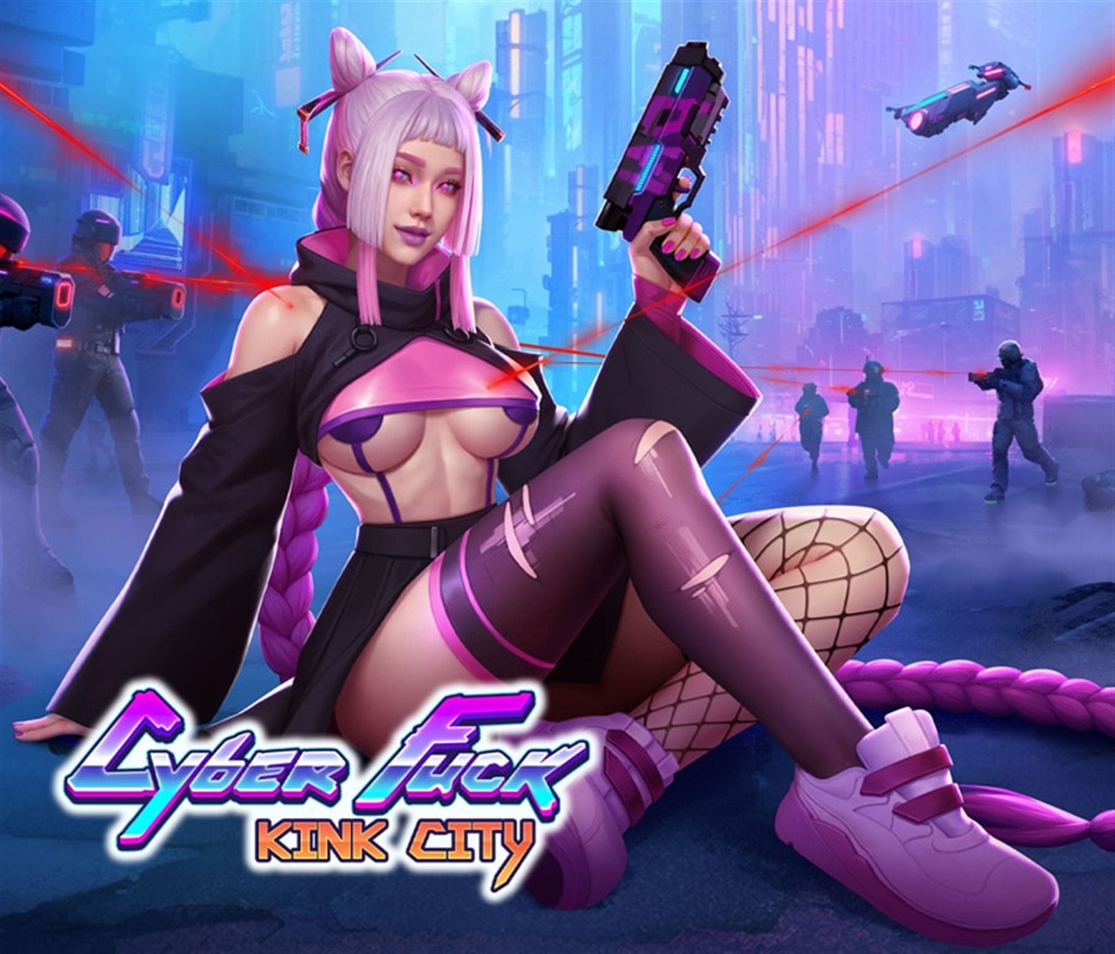 Roguelike action adulte cyberpunk Cyber Fuck Kink City