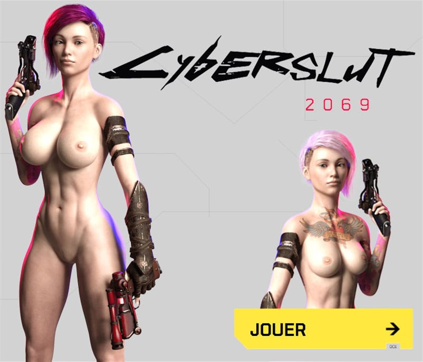 RPG cyberpunk adulte Cyberslut 2069 en monde ouvert