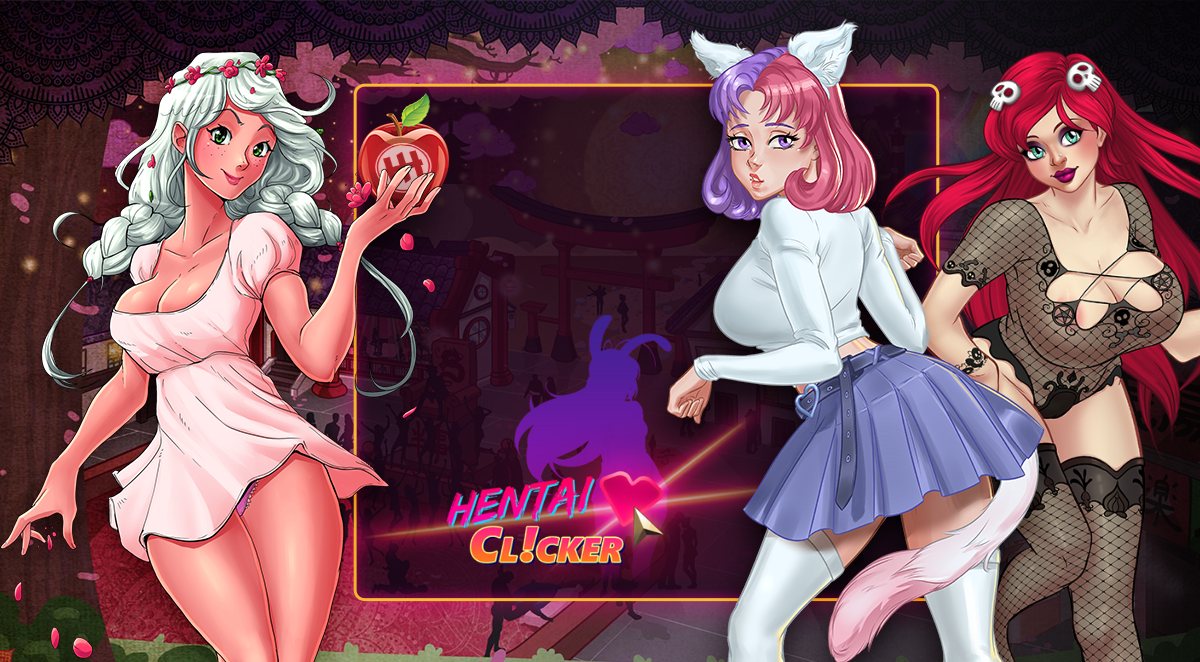 Les filles à débloquer et faire évoluer dans Hentai Clicker
