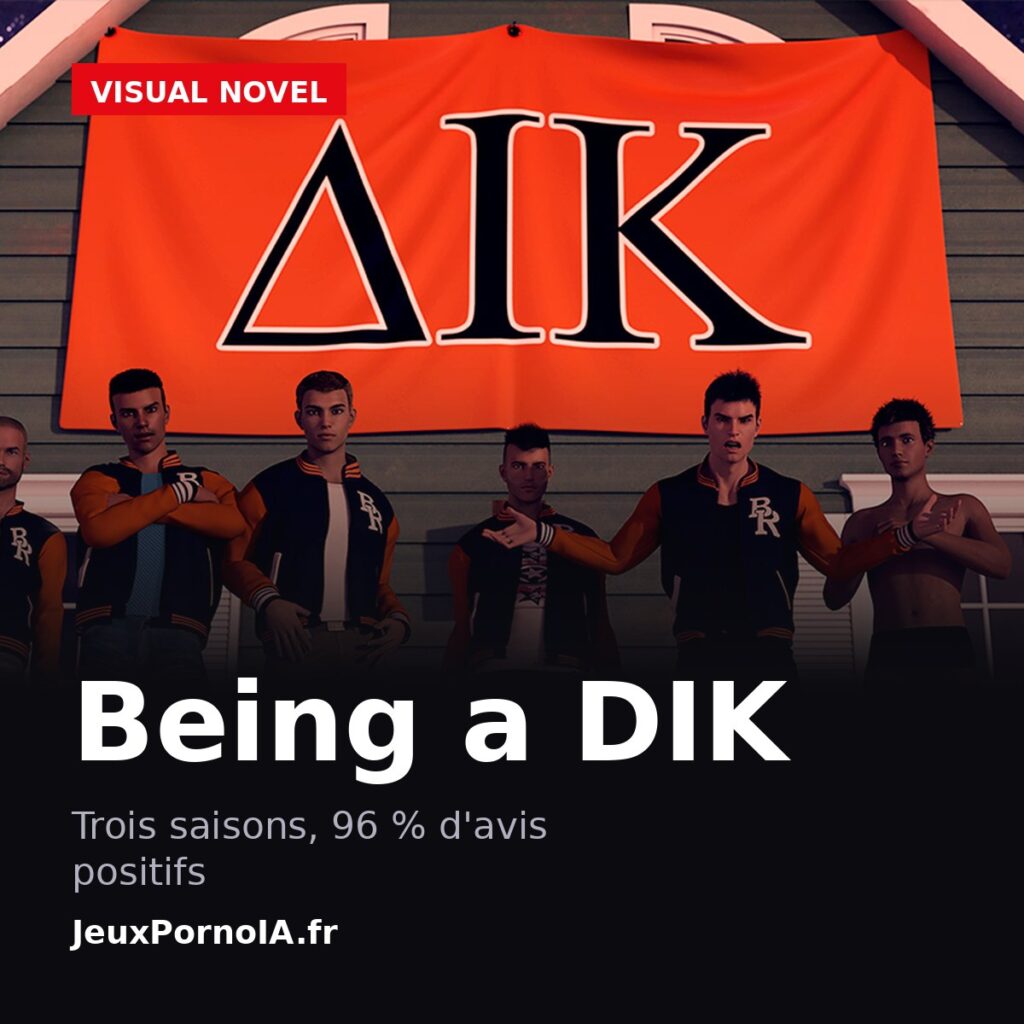 Being a DIK, trois saisons, 96 % d'avis positifs (visuel officiel : https://store.steampowered.com/app/1126320/)