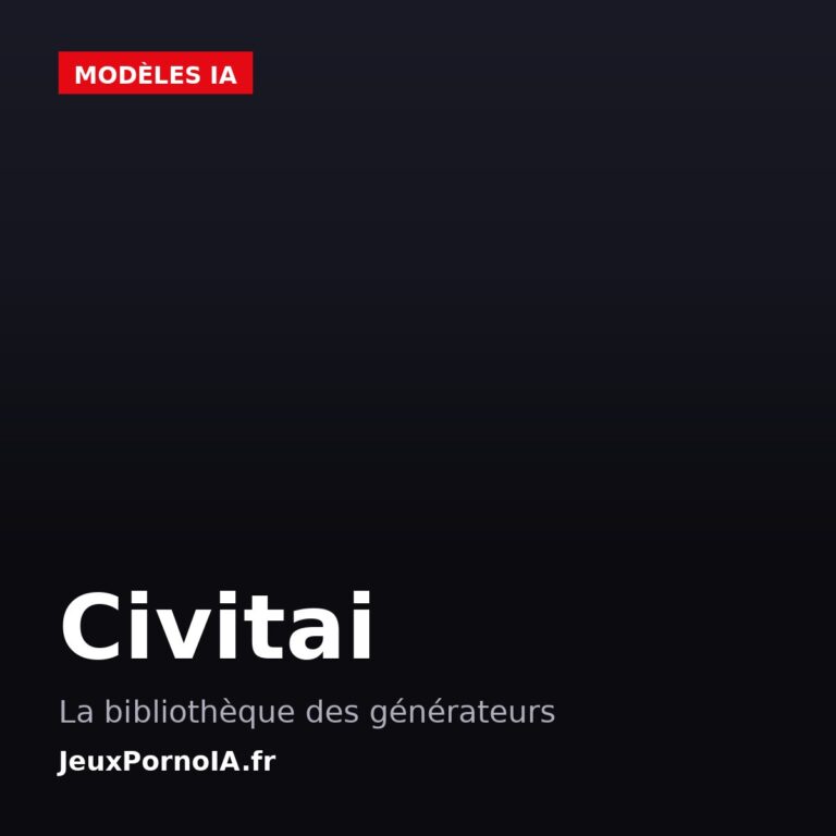 Civitai, la bibliothèque des générateurs