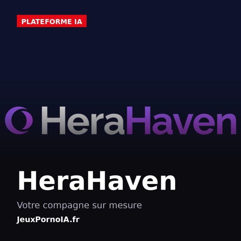 HeraHaven, votre compagne sur mesure (visuel officiel : https://herahaven.ai/)