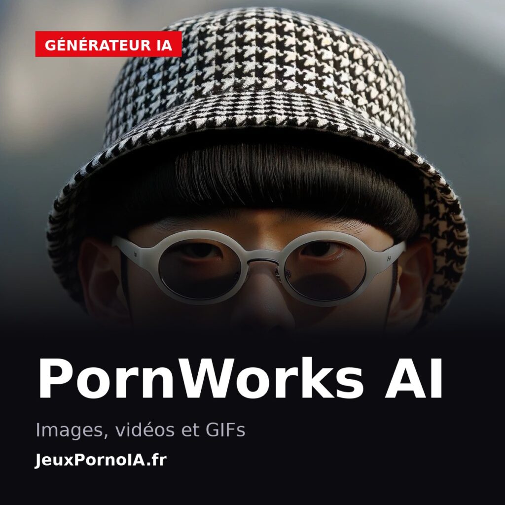 PornWorks AI, images, vidéos et gifs (visuel officiel : https://pornworks.app/fr)