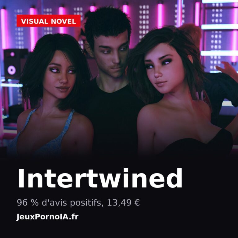 Intertwined, 96 % d'avis positifs (visuel officiel : https://shared.fastly.steamstatic.com/store_item_assets/steam/apps/4783540/32d44975926dd367037c425127265af7df297280/ss_32d44975926dd367037c425127265af7df297280.1920x1080.jpg)