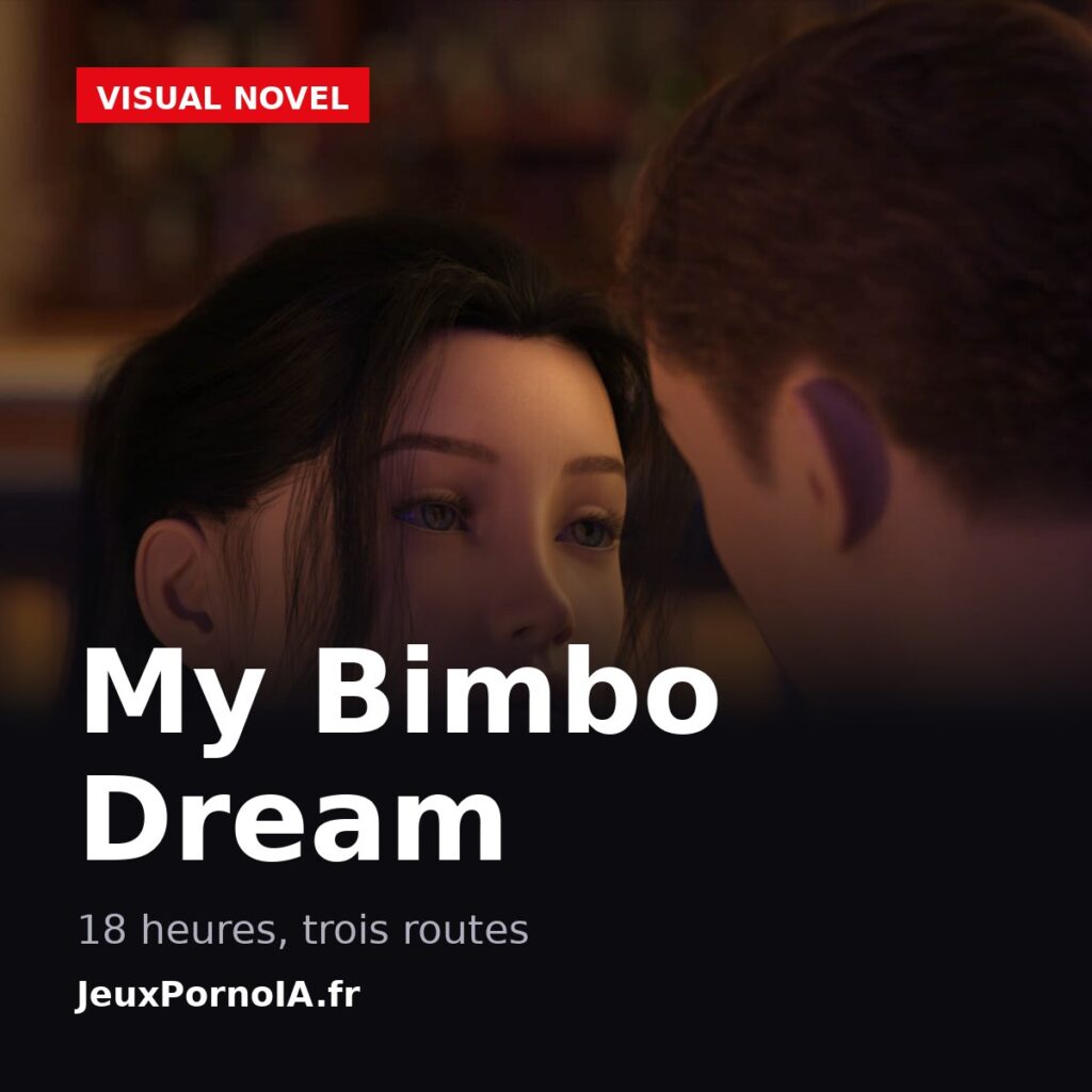 My Bimbo Dream, 18 heures, trois routes (visuel officiel : https://shared.fastly.steamstatic.com/store_item_assets/steam/apps/2579730/8529c611840bb35df182fca8c8455a863db670f0/ss_8529c611840bb35df182fca8c8455a863db670f0.1920x1080.jpg)