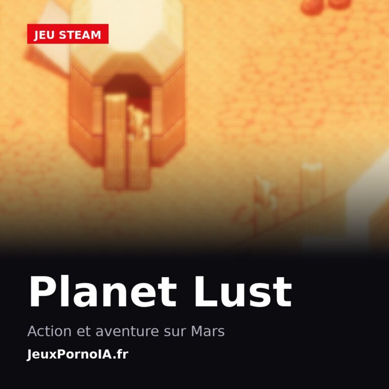 Planet Lust, action et aventure sur mars (visuel officiel : https://store.steampowered.com/app/3324580/)