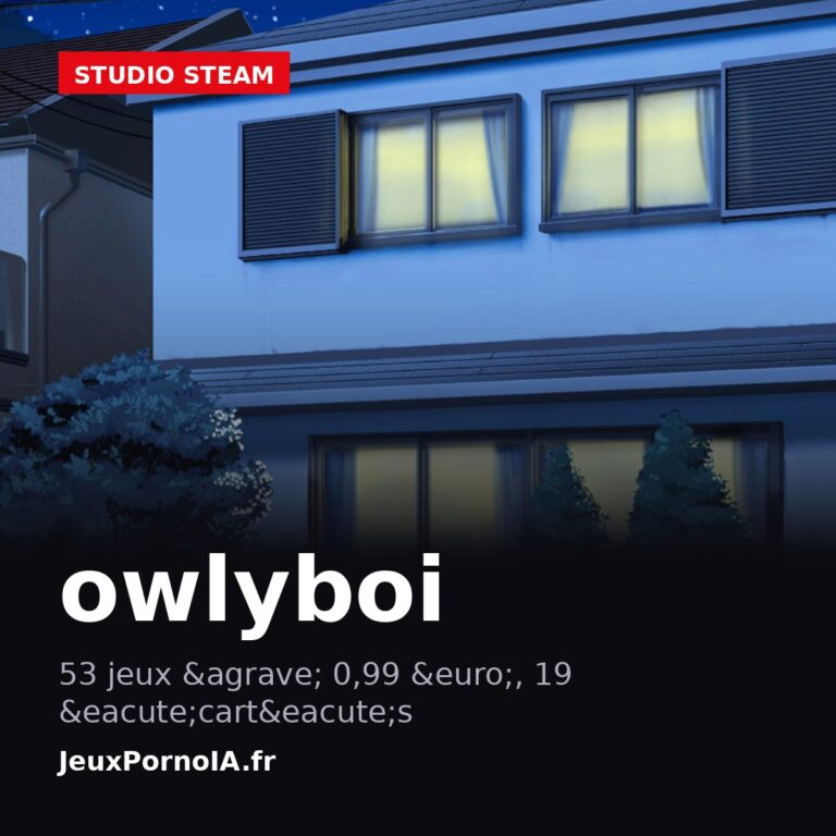 owlyboi, 53 jeux &agrave; 0,99 &euro;, 19 &eacute;cart&eacute;s (visuel officiel : https://store.steampowered.com/app/2076740/)