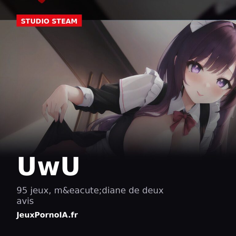 UwU, 95 jeux, m&eacute;diane de deux avis (visuel officiel : https://store.steampowered.com/app/2827500/)